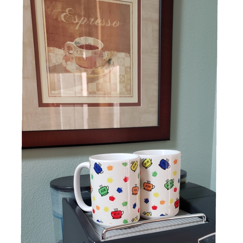 MUGS Unique Colorful Cup O' Joe Design